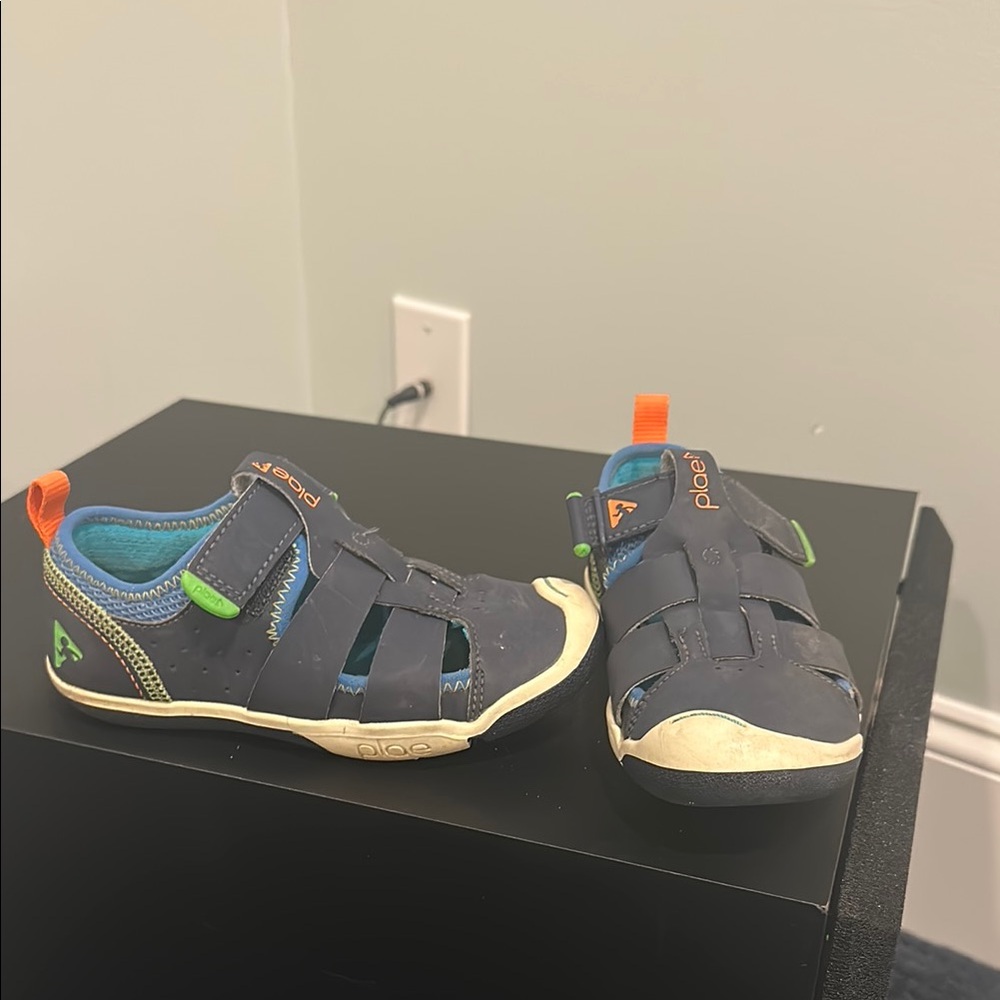 PLAE Blue and Green Sandals Versatile and Breathable